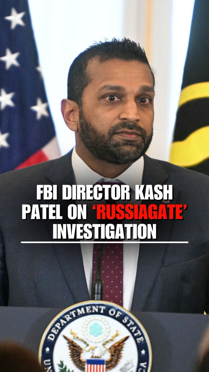 "We've assembled a team of accountability, and we're going to deliver for the American people like never before..." FBI Director Kash Patel discusses the investigation into "Russiagate" and the push toward accountability in an exclusive interview with Sean Hannity 🇺🇸.