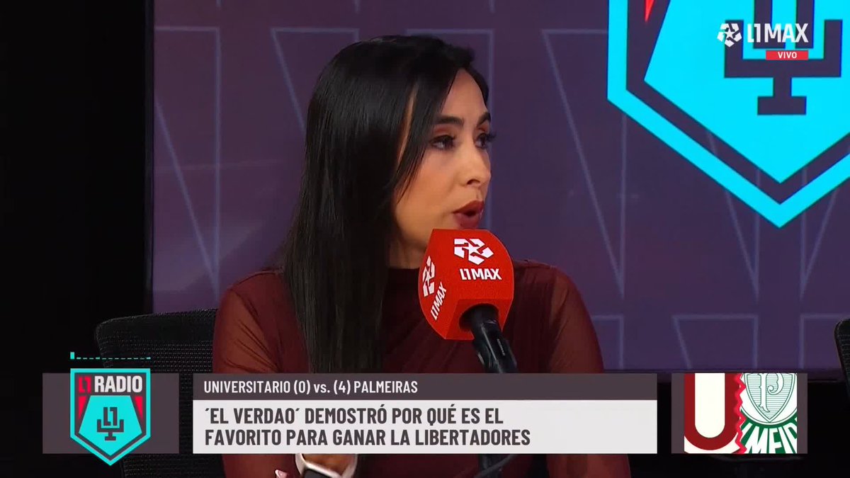 Romina Vega: "Creo que en Universitario se ha romantizado la idea del equipo bicampeón, que solo le sirve en el torneo local. Pero debería pensar en ser un equipo con nivel de Copa. Hoy quedó muy mal parado" #L1Radio 📺 Conoce cómo ver L1MAX en vivo 👉