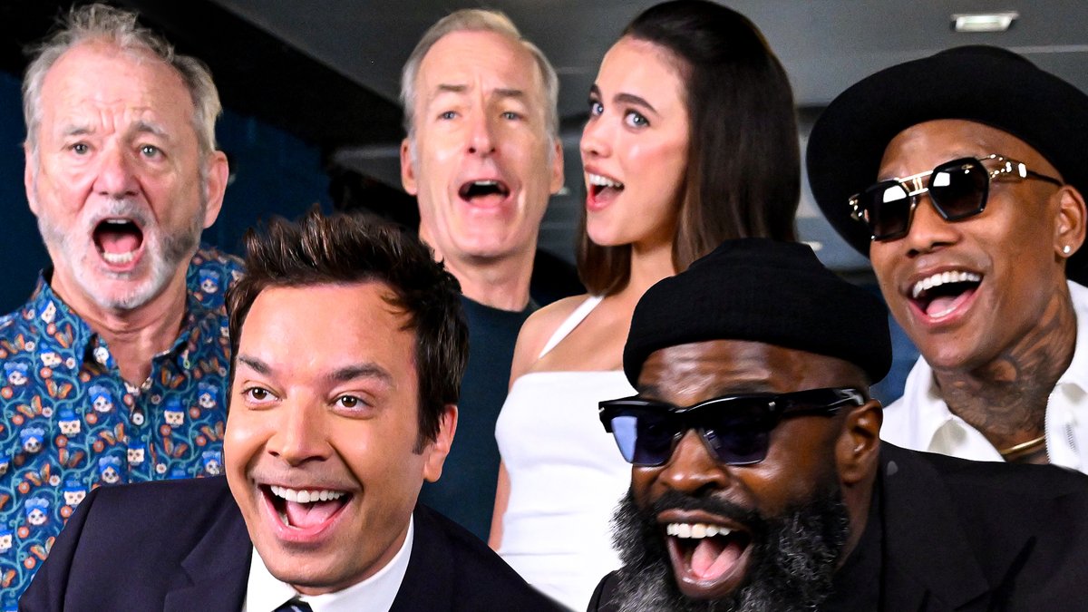 Margaret Qualley, Bill Murray, Mr. Bob Odenkirk &amp; Pedrito Martinez remind Jimmy that it’s still Summertime! ☀️ #FallonTonight