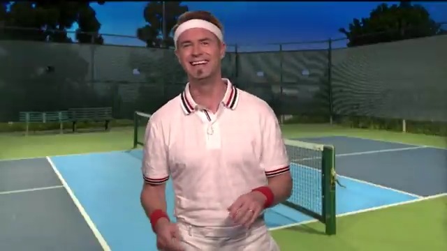 Conor Marshall, a guy who loves pickleball way too much (Michael Torpey) joins the show to discuss Florida’s proposed bill to ban hotels, golf courses and pickleball courts in state parks. #FallonTonight
