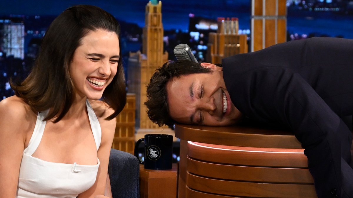 Margaret Qualley shocks Jimmy with her impromptu game of Truth or Dare 😭 #FallonTonight