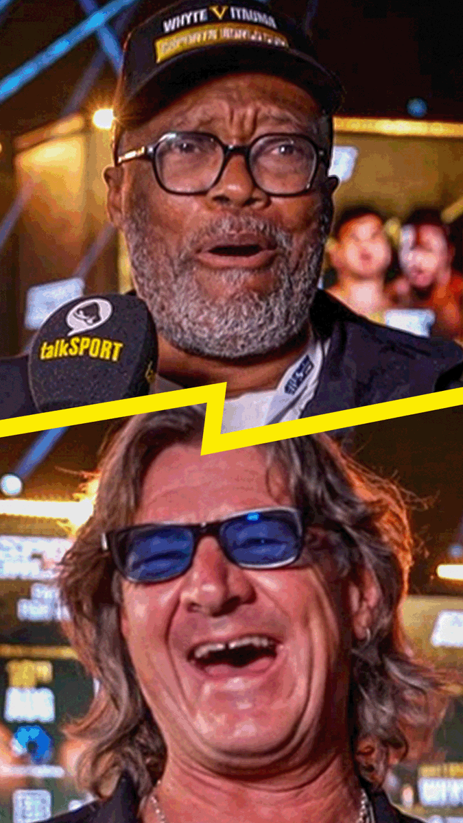 Can we all just agree that Moses Itauma's dad has the best laugh in boxing? 😂 Watch his full interview here: