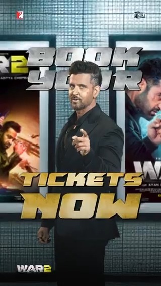 #War2 in cinemas now! 🔥 In theatres in Hindi, Telugu and Tamil. Book your tickets today! | Hrithik Roshan | Jr NTR | Kiara Advani | #AyanMukerji | #YRFSpyUniverse