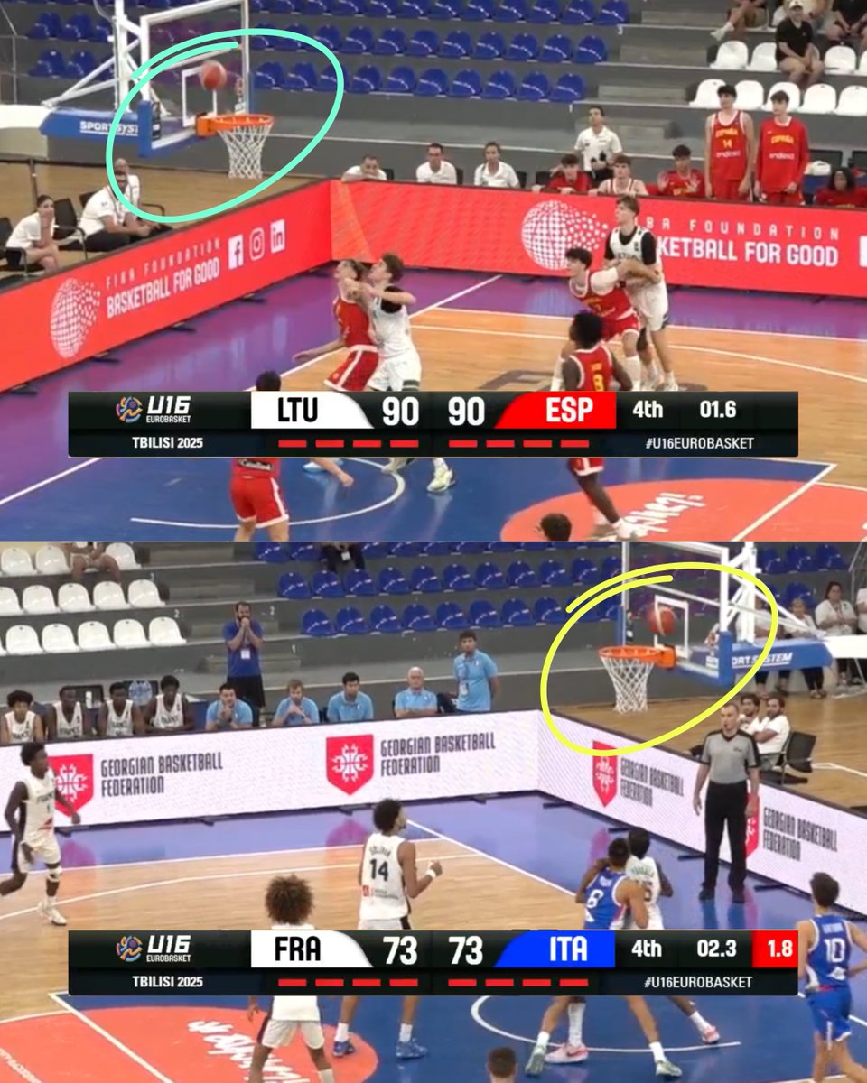 Two banked game-winners in a single day 🤯 Italy 🇮🇹 and Lithuania 🇱🇹 finding crazy ways to win 🔥 #U16EuroBasket