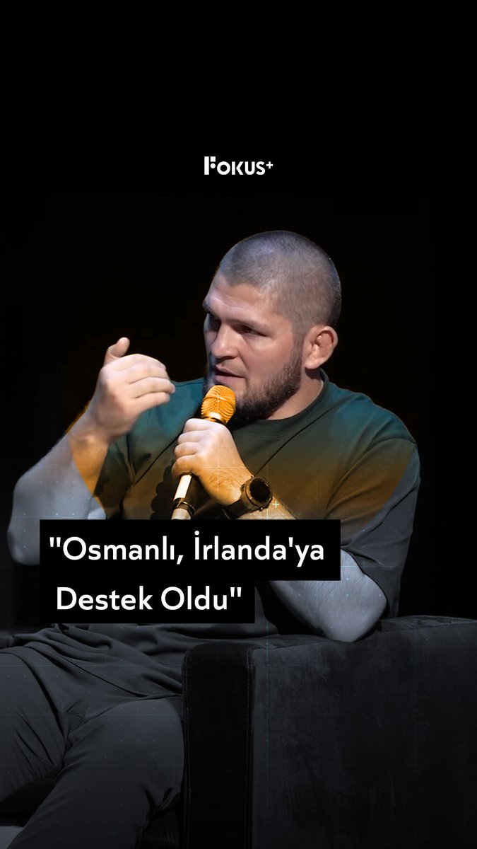 ➕ “İrlanda açlıkla boğuşurken Osmanlı, onlara yiyecek dolu gemiler gönderiyordu.” ▪️ Emekli karma dövüş sanatları şampiyonu Khabib Nurmagomedov; Osmanlı Devleti’nin kıtlık çeken İrlanda’ya yardım etmesi sebebiyle İrlandalıların bir nevi gördükleri iyiliği devam ettirerek Filistinlilere destek olduğunu ifade etti.