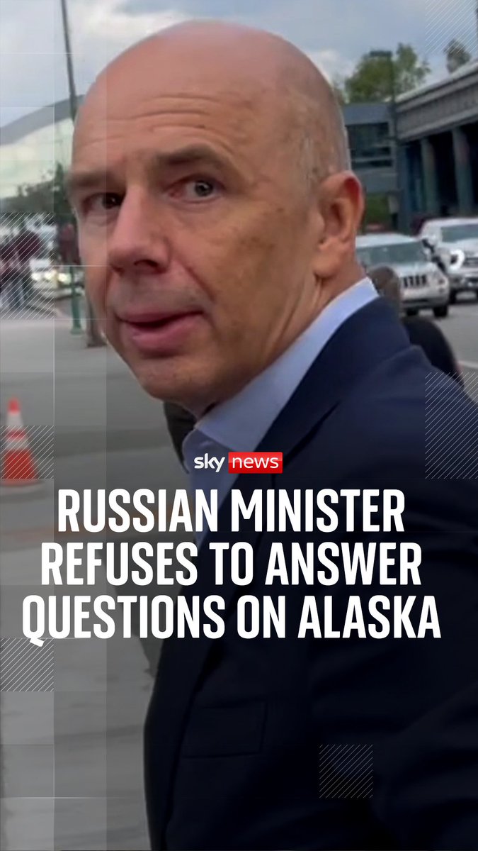 Russian minister refuses to answer questions on Alaska summit between Trump and Putin.