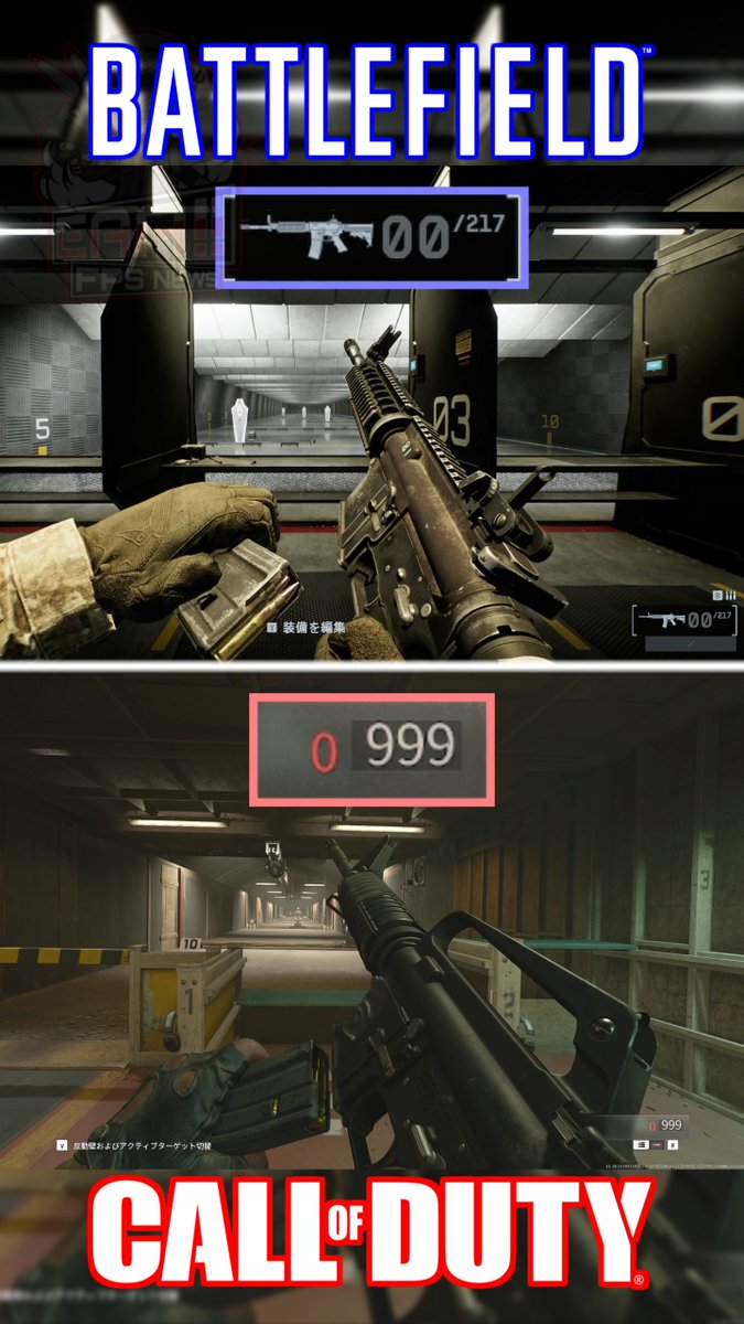 『CoD』にはない『BF』の細かすぎる仕様 #Battlefield #CallofDuty