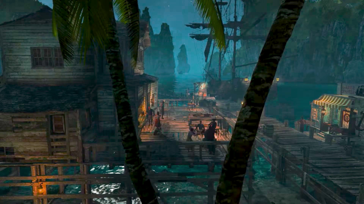 L'ambiance relaxante d'une nuit d'été dans les Caraïbes... 😌🏝️🏴☠️ 📹 Vidéo originale par AcAmbience sur YouTube, vous pouvez retrouver d'autres ambiances de nos jeux sur sa chaîne !