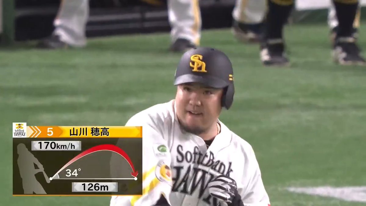 逆方向へ勝ち越しグランドスラム‼️ 福岡ソフトバンク 山川穂高 選手の第18号満塁ホームラン🌈 👇ライブ配信はこちら