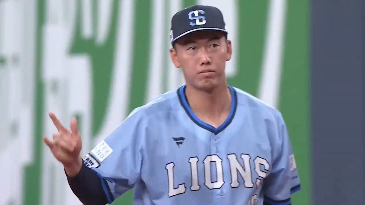 #村田怜音 選手のファインプレー！ 飛び込みながら打球をキャッチし、アウトを奪います！ #埼玉西武ライオンズ #seibulions #ALLONE #ライオンズサマーブルー