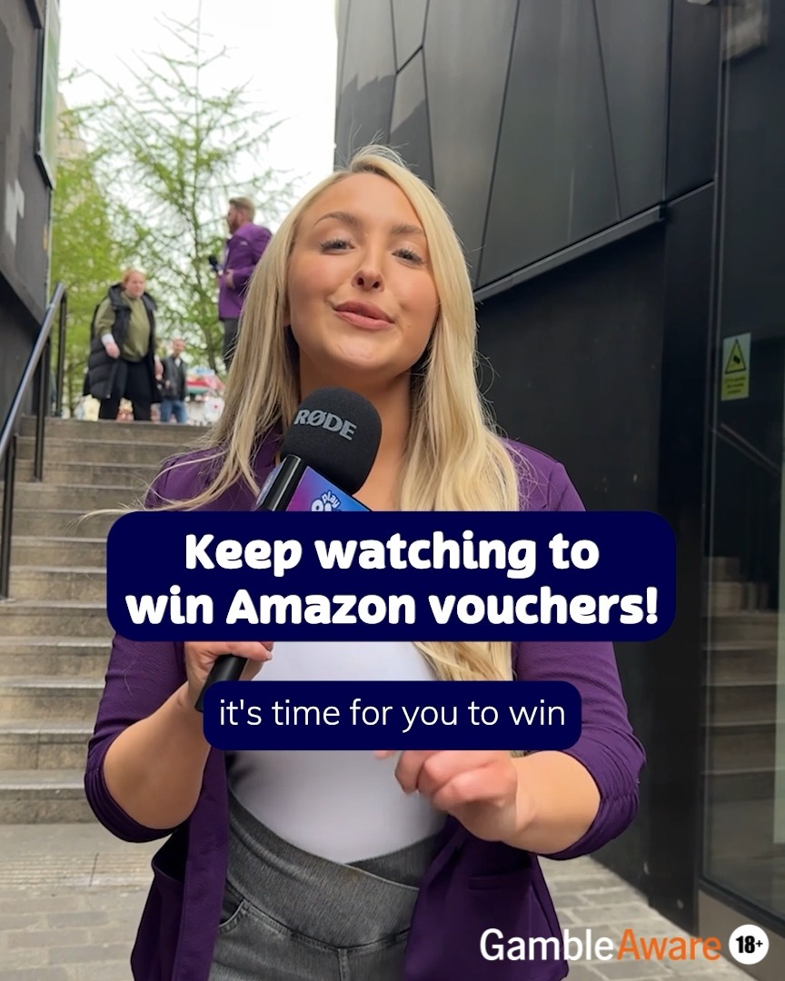 ⚡ We challenged Emma Louise Jones to 'Andy Says' - spot how many times she messed up for the chance to 𝐰𝐢𝐧 𝐚 £𝟓𝟎 𝐀𝐦𝐚𝐳𝐨𝐧 𝐯𝐨𝐮𝐜𝐡𝐞𝐫! ⁣⁣ ⁣⁣ Props to anyone who knows what Hammer Time is! ⁣⁣ __________⁣ ⁣⁣ Three randomly selected winners will be announced on 22nd August to win a £50 Amazon voucher each. ⁣⁣ Winners must message us to redeem. Vouchers are not exchangeable for cash.