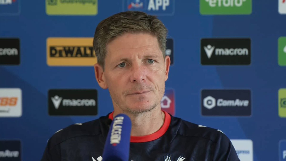 "They are preparing in the best way for the Chelsea game on Sunday afternoon" Oliver Glasner says Marc Guehi and Eberechi Eze's have 'trained the entire week with us' amid speculation over futures at Crystal Palace ⚽️