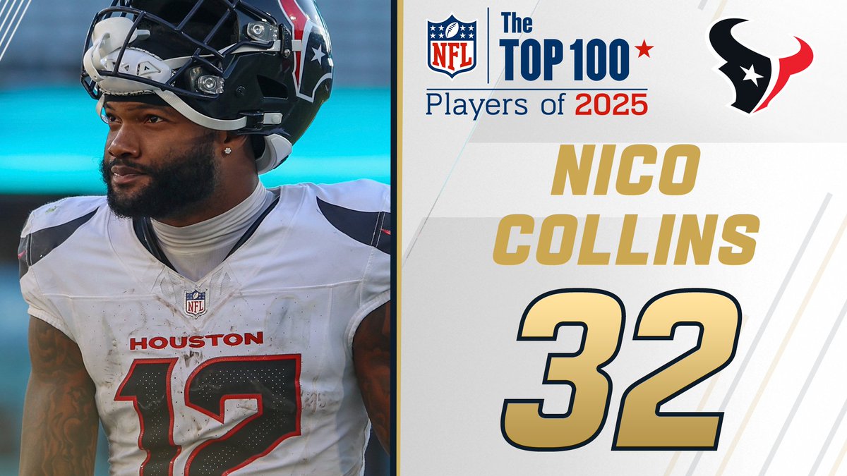 NFL Top 100 Players of 2025: Houston Texans WR Nico Collins jumps to No. 32! NFL Films