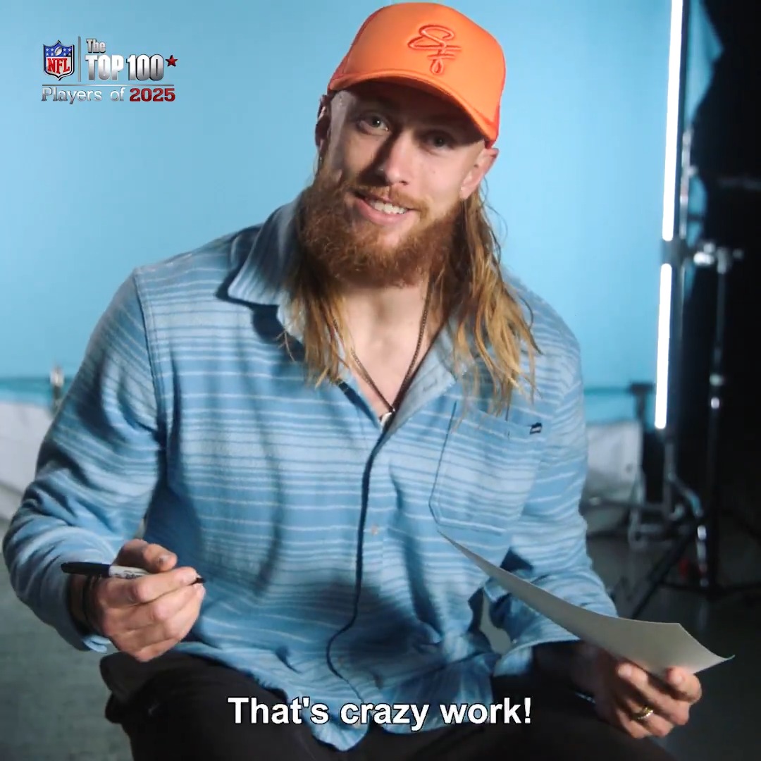 So sorry to intrude, @Gkittle46 🤭✍️ #NFLTop100