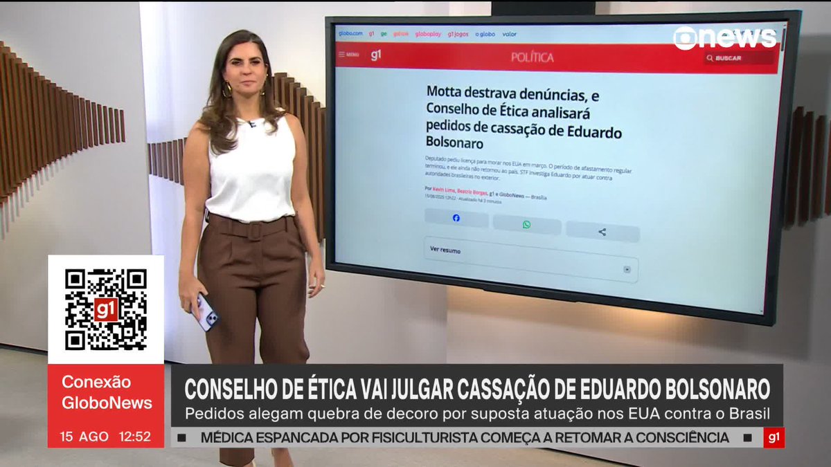 Motta destrava denúncias, e Conselho de Ética analisará pedidos de cassação de Eduardo Bolsonaro. #ConexãoGloboNews ➡ Assista à #GloboNews: