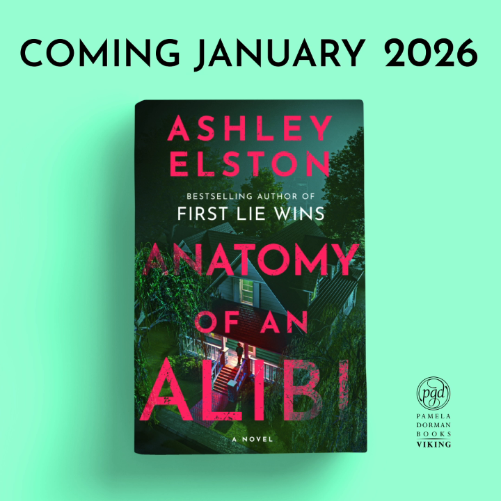 ✨ COVER REVEAL! ✨ Thriller fans, here's your first look at Ashley Elston's 'Anatomy of an Alibi'! When one woman steps into another's life for 12 hours, a murder changes everything. Out Jan 2026 from Viking Books Penguin Books! Add to your shelves!