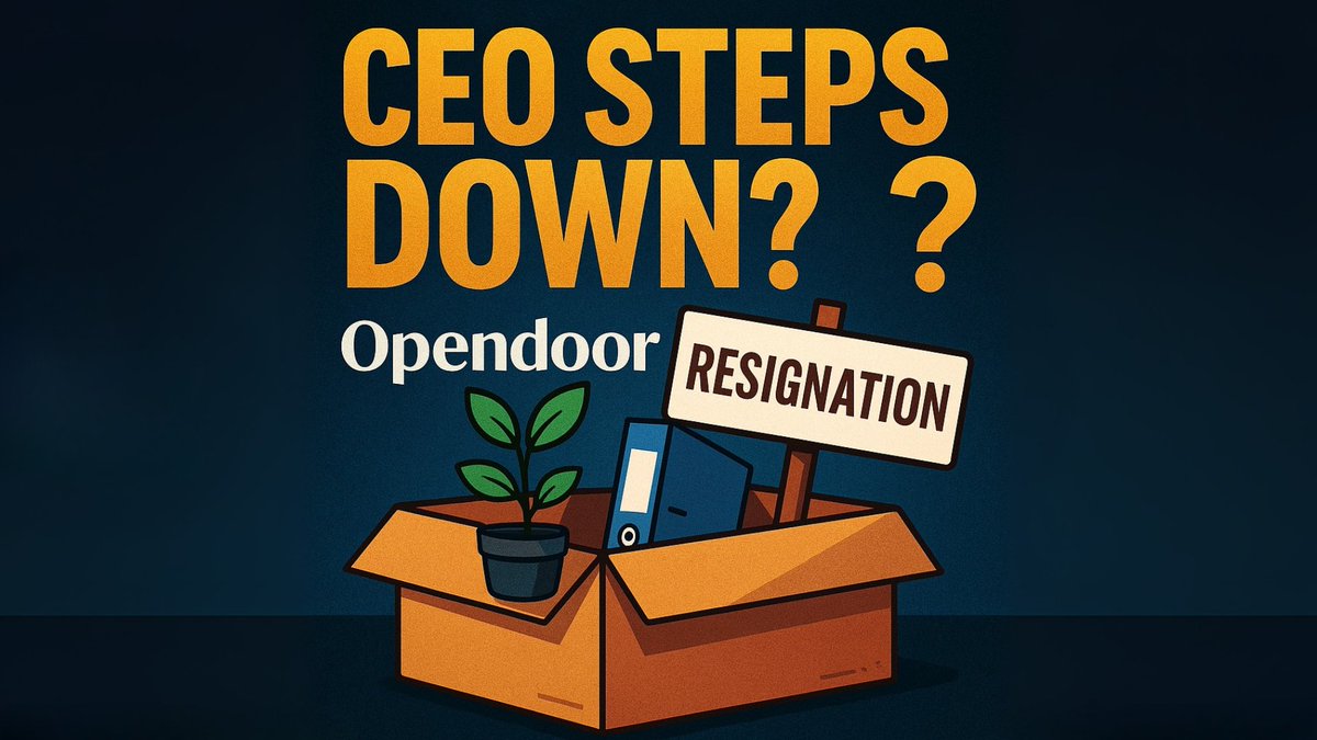 Retail investors forced $OPEN CEO to resign. The world of investing will never be the same.