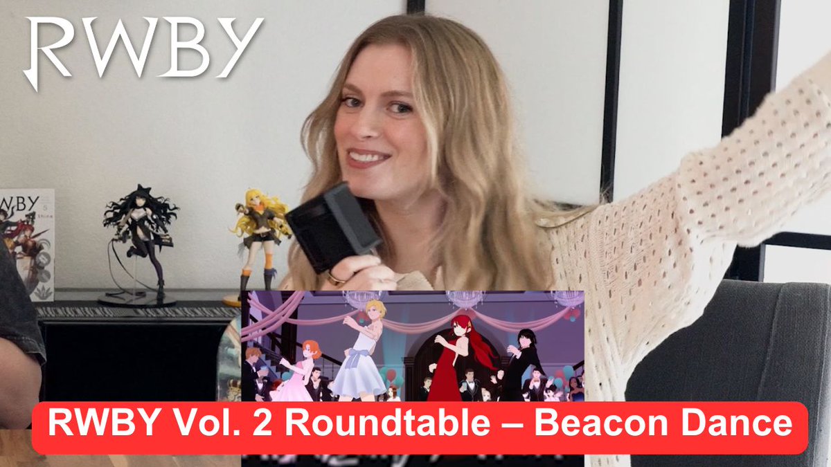 Be honest, could you do the sequence from the Beacon dance? 👀💃🕺 #RWBY Barbara Dunkelman Lindsay Jones Kerry Shawcross