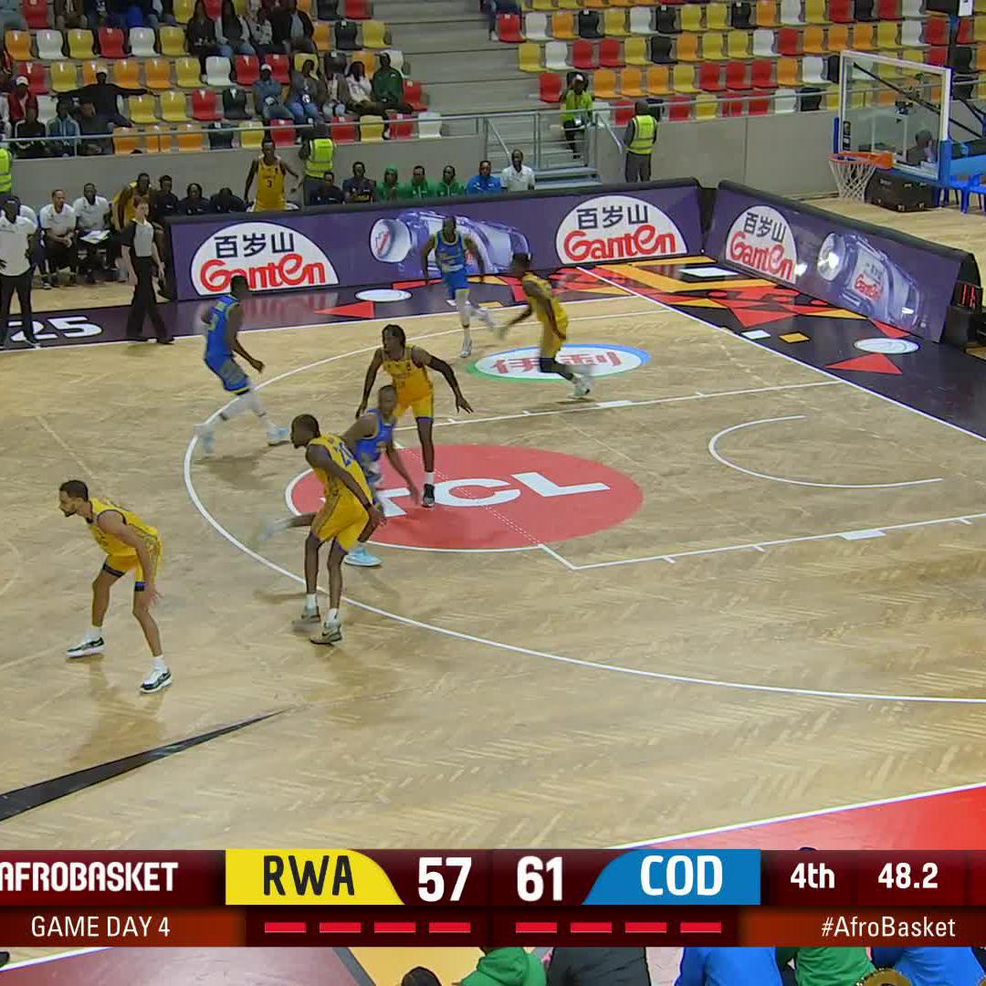 🐆 John Jordan goes CLUTCH! 😮🔥 #AfroBasket #TheTimeIsNow