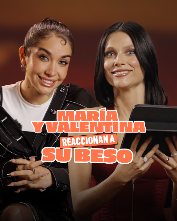 María Becerra y Valentina Zenere reaccionaron a la escena de su beso en la serie "EN EL BARRO". 🔥