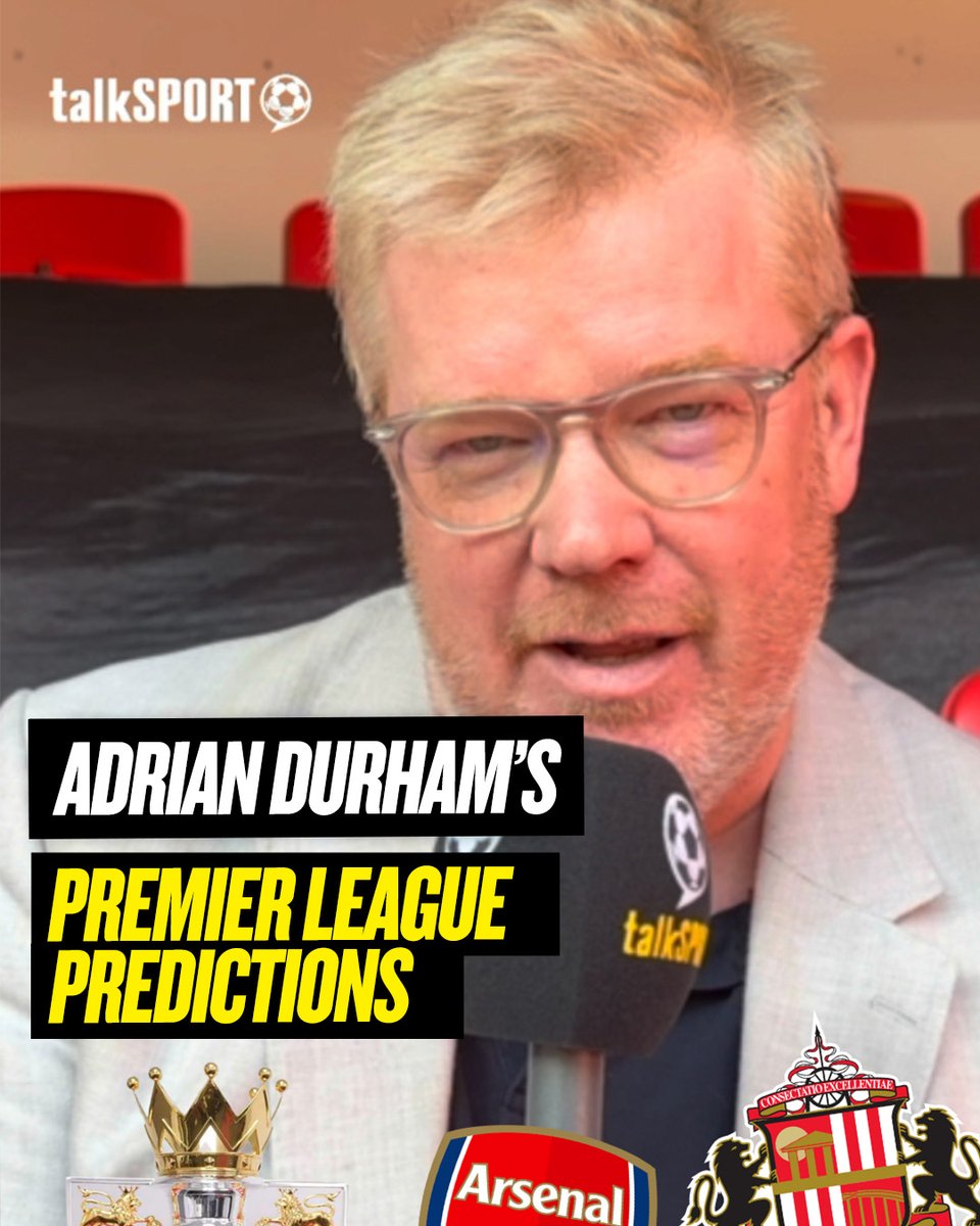 🔴 A big drop from #LFC ⚪️ #LUFC almost top half 🌳 A narrow escape for #NFFC Adrian Durham predicts where every team in the Premier League will finish this season! 🔮