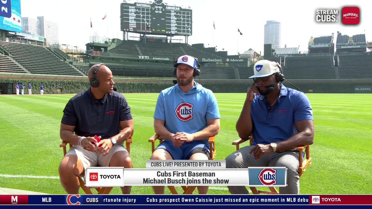 “We got a chance to still win this division and get to the playoffs.” Michael Busch on the playoff race.