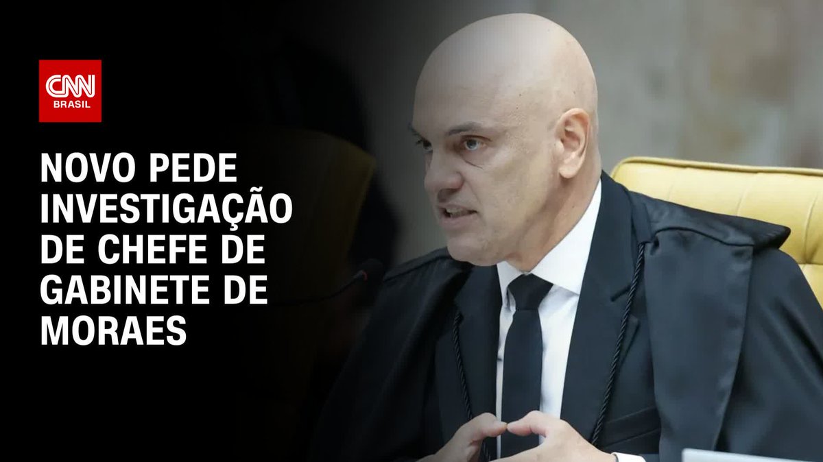Novo pede investigação de chefe de gabinete de Moraes; assista #BastidoresCNN