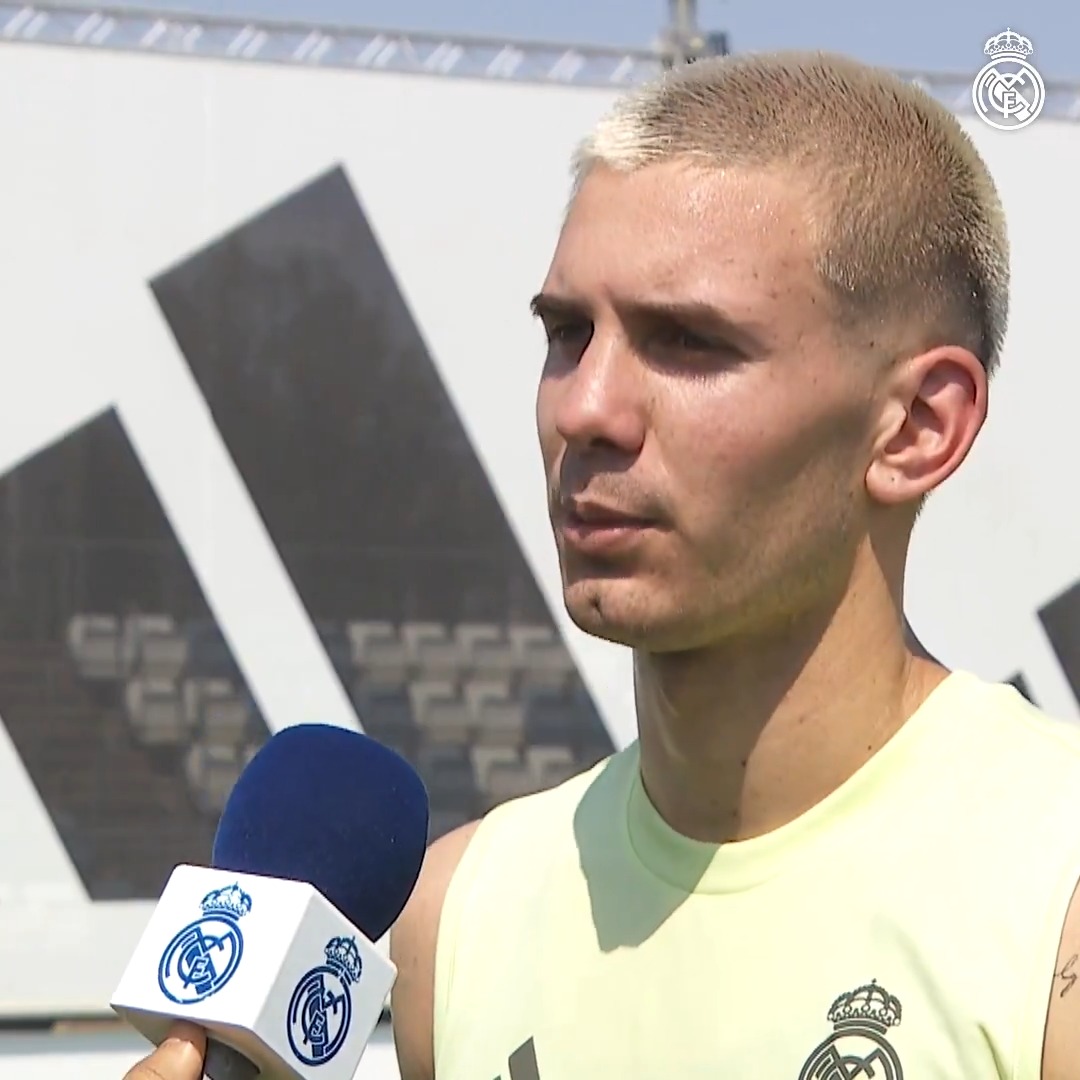 💬 Mastantuono: "Estoy muy contento con mi primer entrenamiento".