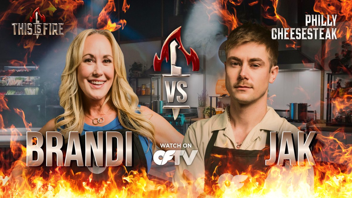 Let's just say #ThisIsFire's new season is well-done ๐ฅ Watch Jak Knife ๐ช and Brandi Love ยฎ's kitchen showdown FREE on OFTV. Tune in now: