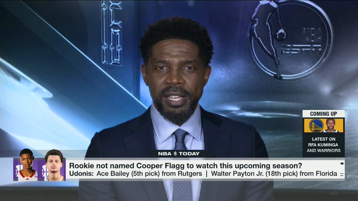 "I'm real intrigued about what they got going on in Utah." Udonis Haslem shares what rookie he has his eyes on outside of Cooper Flagg ✍️