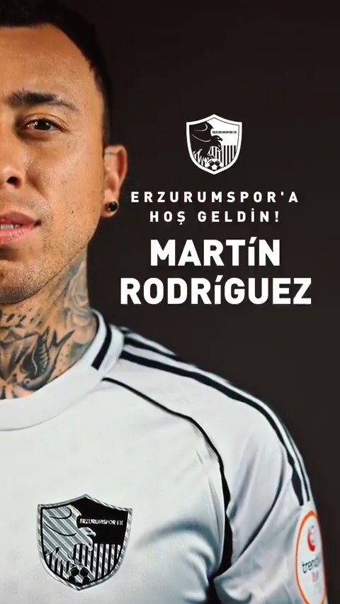 Martín Rodríguez Erzurumsporumuz’da! 🔥