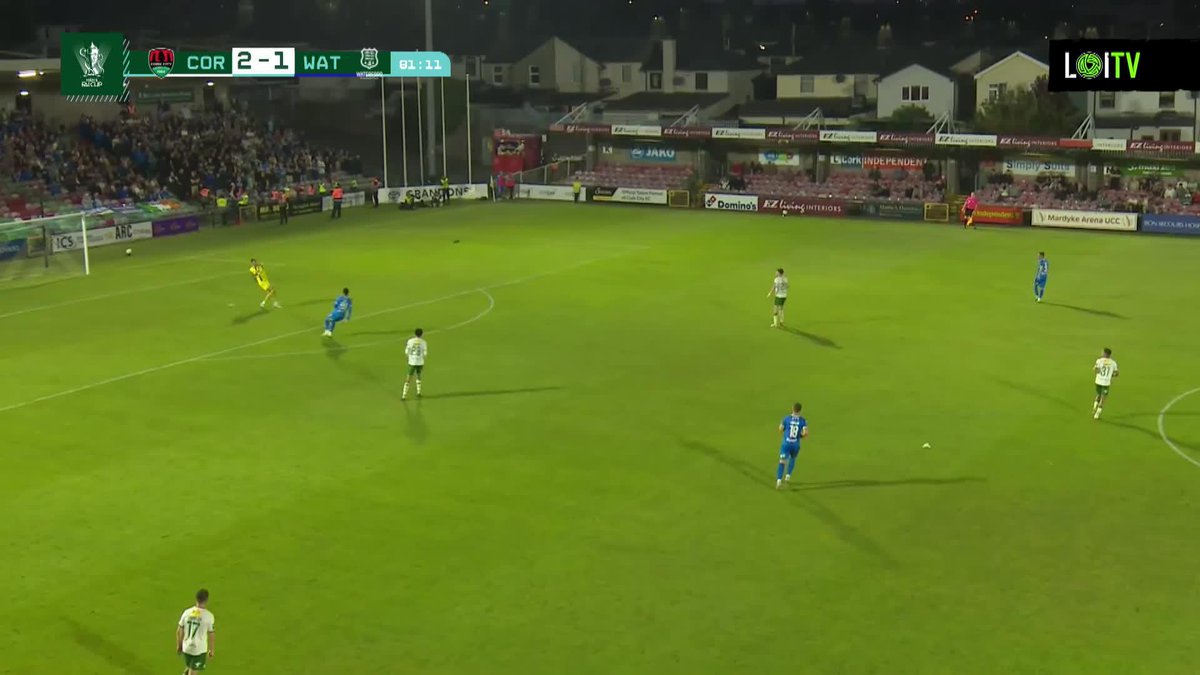 Cork City have retaken the lead through Kaedyn Kamara! Look at those scenes! 😍