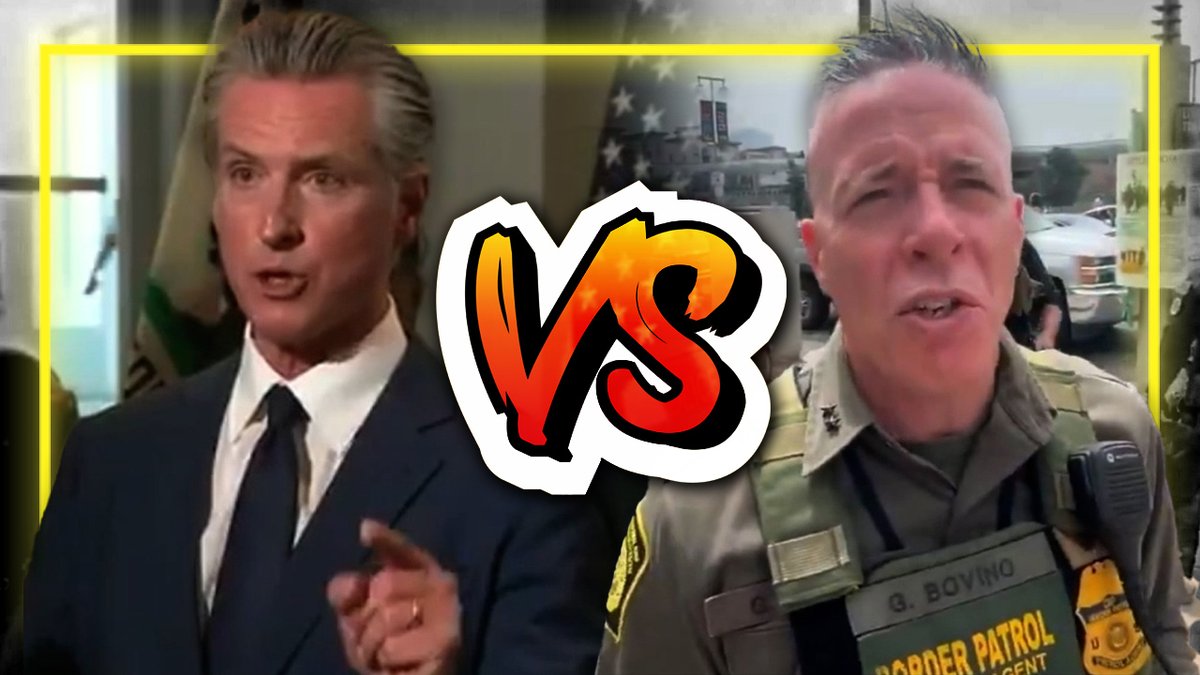 VIDEO: Trump's ICE / Border Patrol Agents Turn Up The Heat By Crashing A Governor Newsom Event In California & Arresting Illegal Aliens Gov. Newsom Responded By Claiming Trump Is A Tyrant