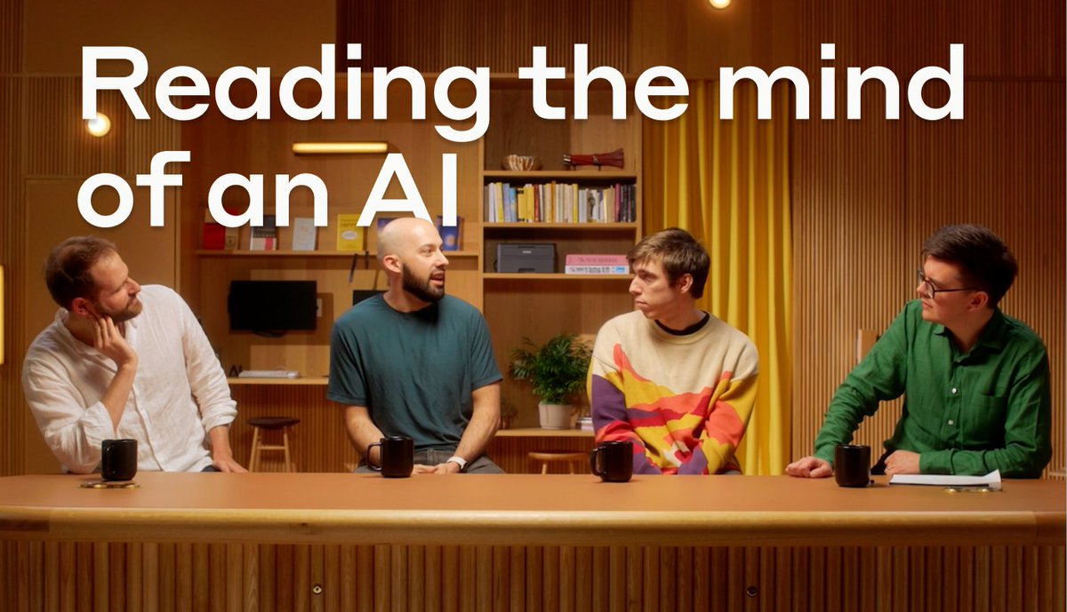 Join Anthropic interpretability researchers Joshua Batson, Emmanuel Ameisen, and Jack Lindsey as they discuss looking into the mind of an AI model - and why it matters: