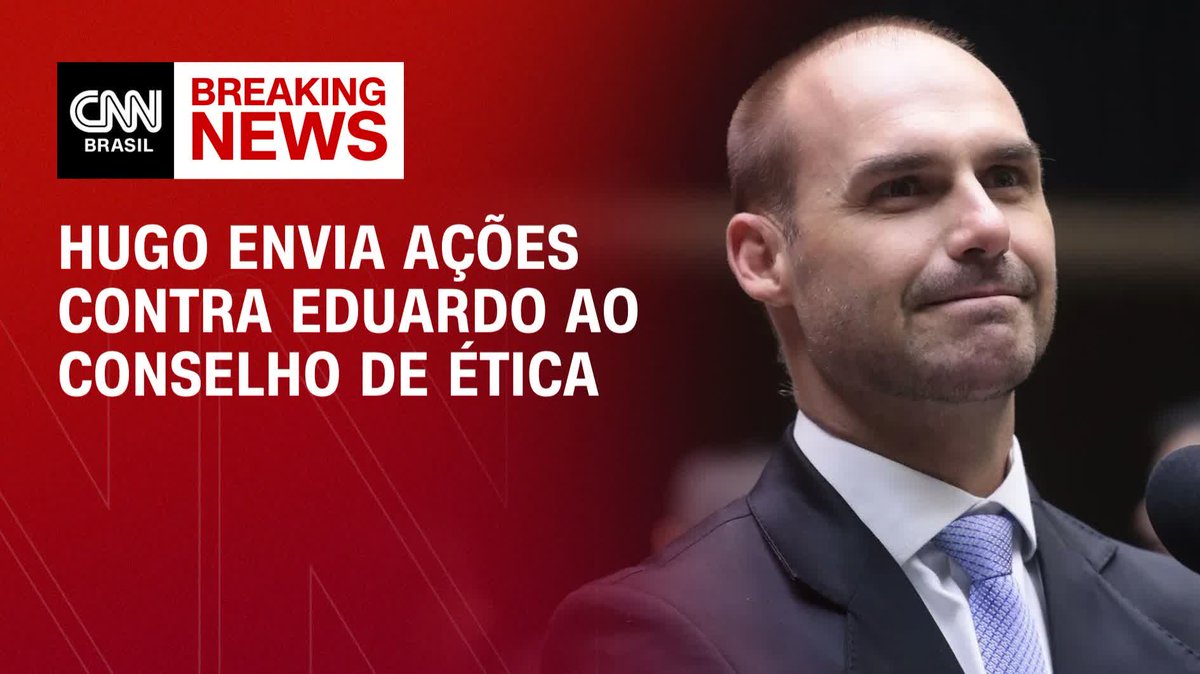 🚨ATENÇÃO: Hugo Motta, presidente da Câmara dos Deputados, envia ao Conselho de Ética os pedidos de cassação do mandato de Eduardo Bolsonaro, acusado de traição à pátria.