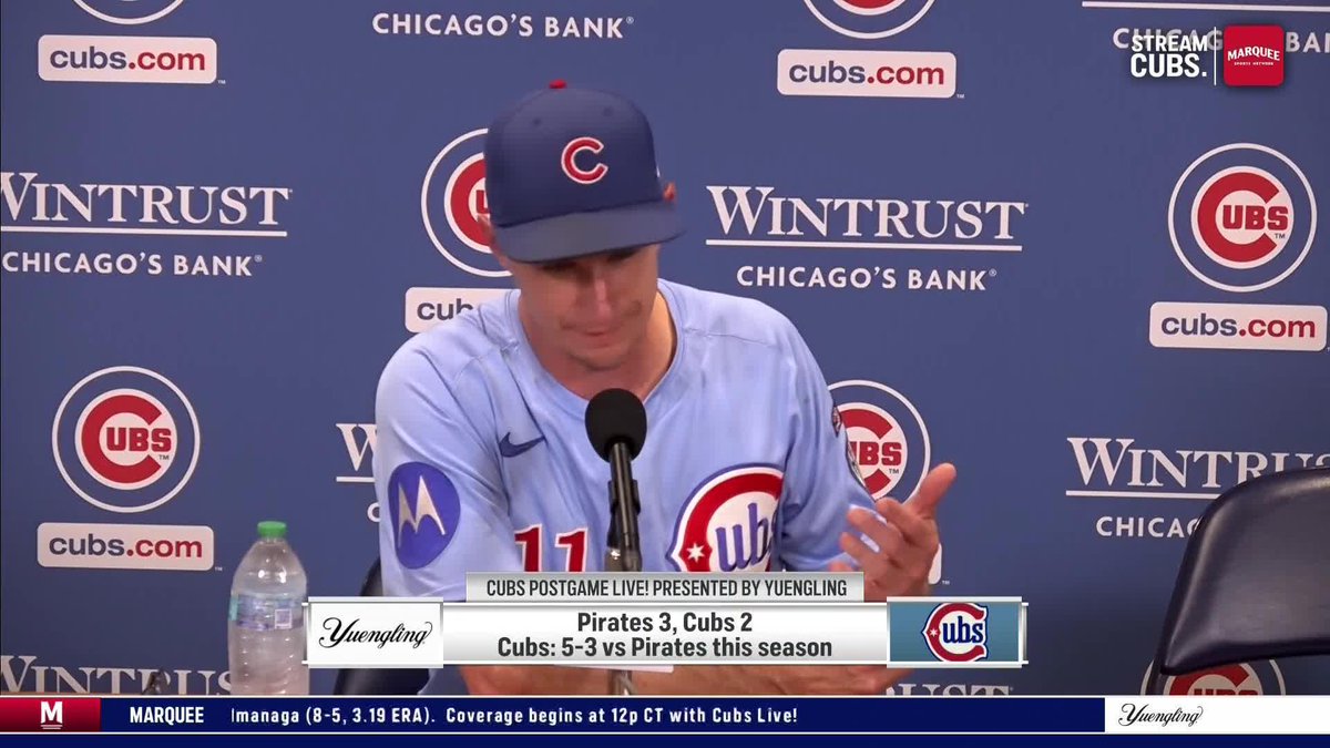 “If we've got Pete Crow-Armstrong on first, we’re gonna run.” Craig Counsell on PCA’s aggressiveness on the basepaths.