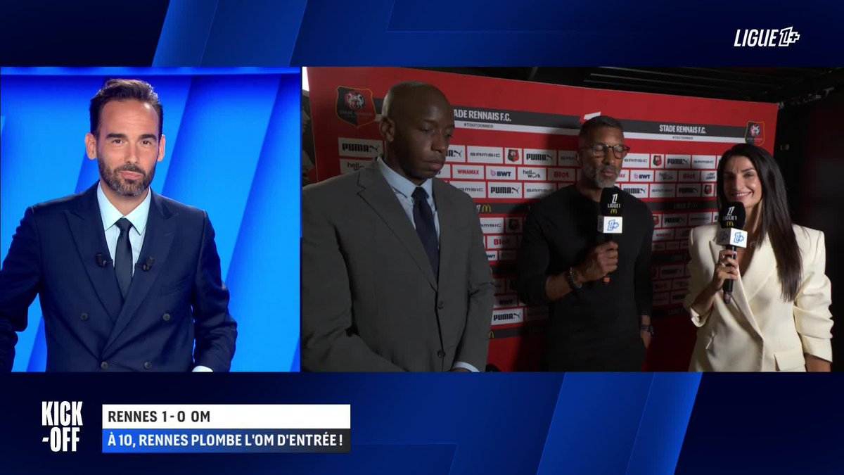 ๐ฃ๏ธ Habib Beye : "L'Olympique de Marseille est une รฉnorme รฉquipe mais on a รฉtรฉ bon collectivement." La rรฉaction du coach du Stade Rennais F.C. aprรจs la victoire contre l'OM. #SRFCOM