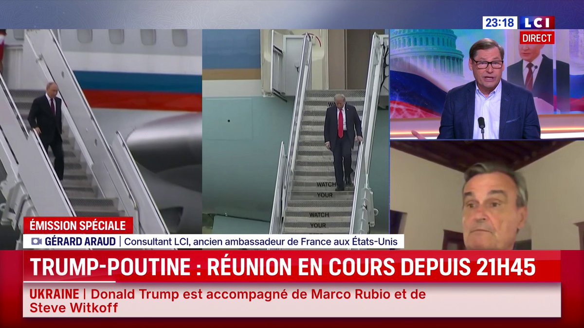 💬 "La Russie est la 1ʳᵉ victime de Poutine, il ne représente plus la Russie", répond Sergueï Jirnov, auteur, ex-espion du KGB, expert à Gérard Araud ▶️ Édition spéciale : Trump-Poutine, la rencontre