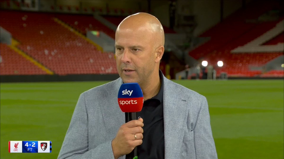 "Bournemouth faced a team never gives up" Arne Slot is proud of his Liverpool side for digging deep to beat Bournemouth 🗣️