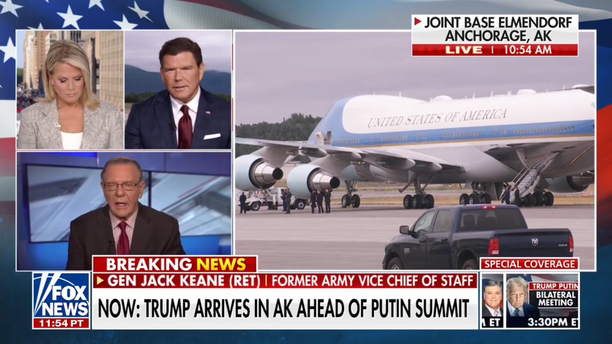 "Putin knows full well that Trump is holding the cards here on tariffs and sanctions," retired General Jack Keane says as the world leaders hold historic summit