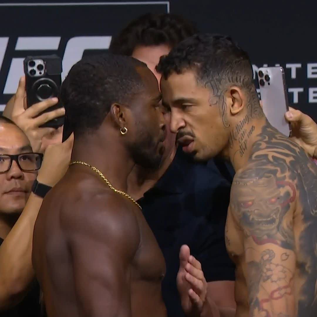 🔥 Carlos Prates'den sert bir yüzleşme! #UFC319