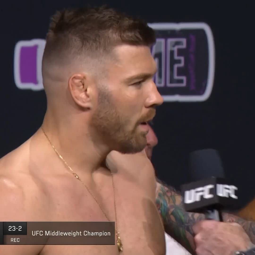 He's the champ and he plans on keeping it that way 💪 [ #UFC319 | @DricusDuPlessis ]