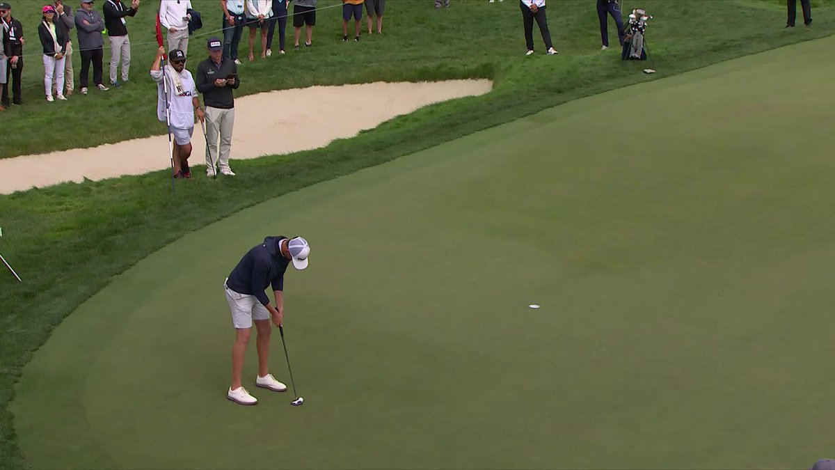 The ROARS are back at Olympic! A birdie on the 11th has UNC Men's Golf's Niall Shiels Donegan back within one against Jacob Modleski.