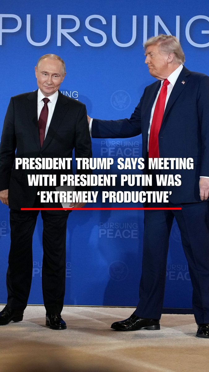 BREAKING: President Trump on meeting with Putin: “We had an extremely productive meeting.”