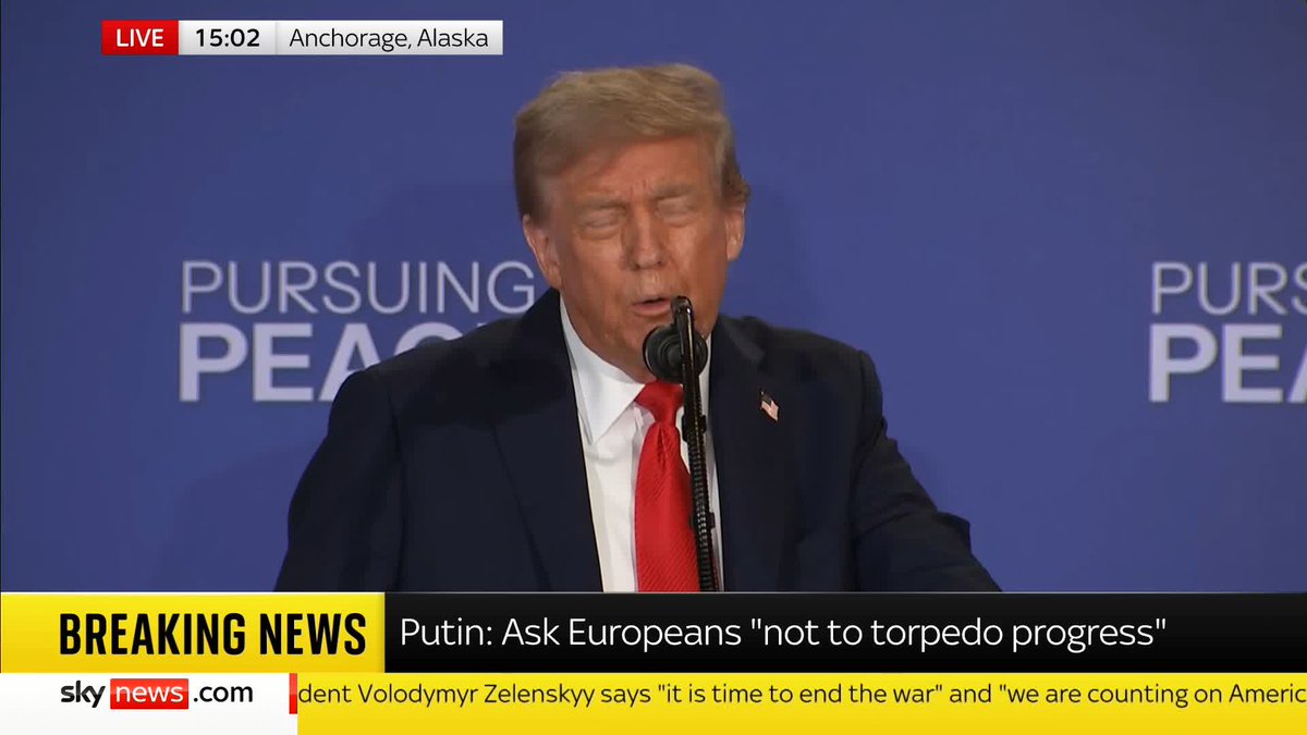 "There's no deal until there's a deal." Trump and Putin shared a few words, but wrapped things up without taking questions from reporters. Trump said they "made great progress", but there was no mention of a ceasefire. Ukraine War latest:
