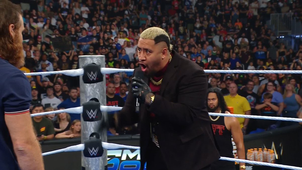 "I never want to see you again. EVER!" Seems like Sami Zayn struck a nerve with Solo Sikoa... 😬