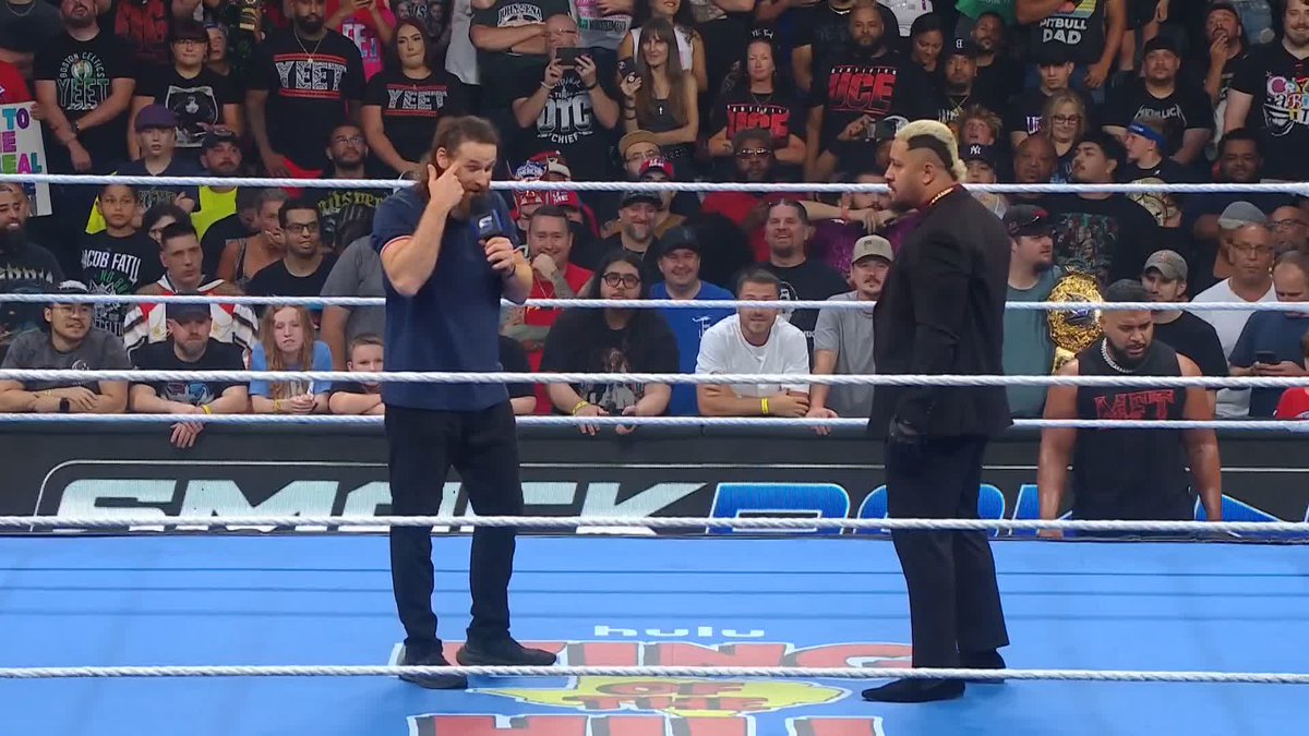 🚨 🚨 🚨 Sami Zayn is OFFICIALLY on SmackDown, and he's already got some help in the form of Jimmy Uso and Jacob Fatu!! 😱