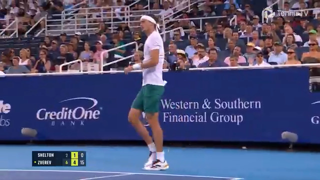 Dropping the hammer 🔨 Cincinnati Open | #CincyTennis | Alexander Zverev