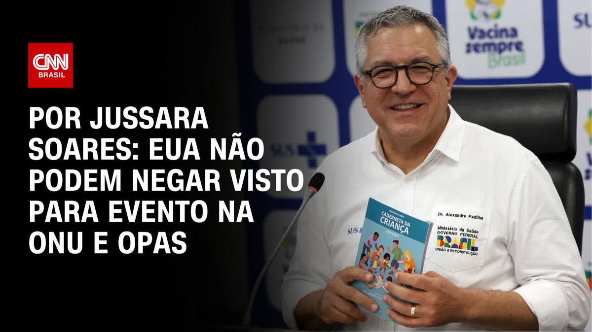 Por Jussara Soares: EUA não podem negar visto para evento na ONU e Opas; assista #CNNPRIMETIME