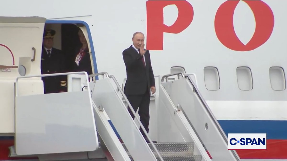 Russian President Vladimir Putin departs Anchorage, Alaska following meeting with President Trump.